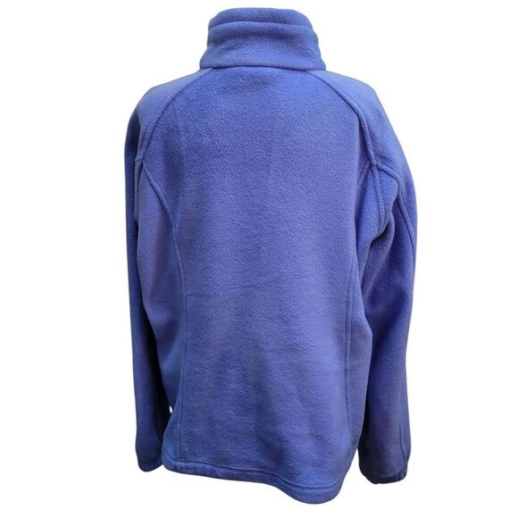 Columbia Solid Fleece Jacket 'Bluebell' Sz XL - Picture 4 of 9